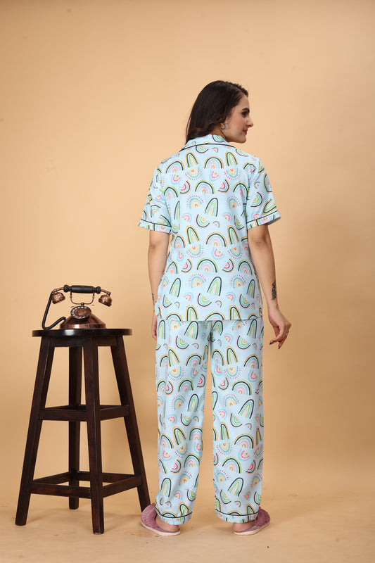 RAINBOW DOTS NIGHT SUITE